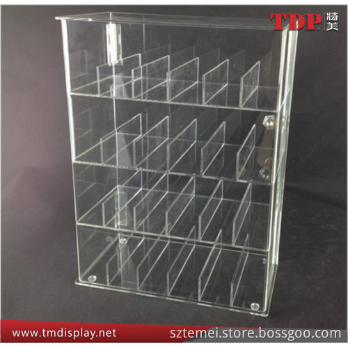 2016 Customize Electronic Cigarette Acrylic Plastic Display Counter Case